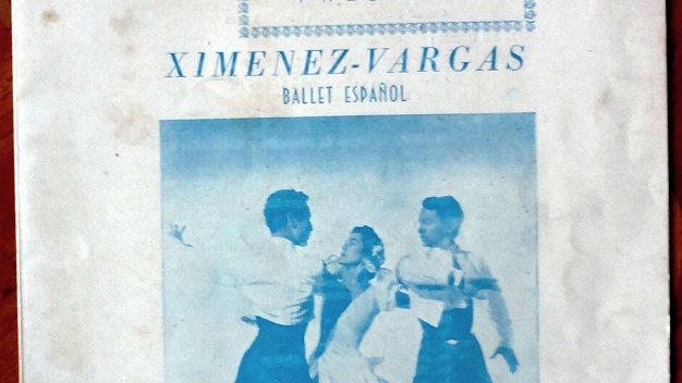 Ballet Español Program for the presentation of the Spanish Ballet of Ximénez-Vargas by the Sociedad Pro-Arte of Ciudad Trujillo in the...
