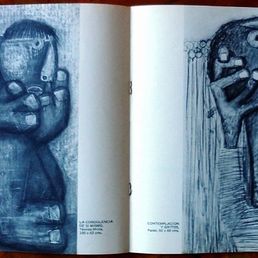 Ulloa Exhibition of paintings in Madrid, Spain in the year 1978 with black and white pictures, biography, catalog of works, and 16 pages. Dimension is 8.5 by 8.5...