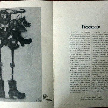 DSC00835 Exhibition of works by the artist as a retrospective tribute to his untimely departure held by the Gallery of Modern Art on November 15, 1984 in Santo Domingo....
