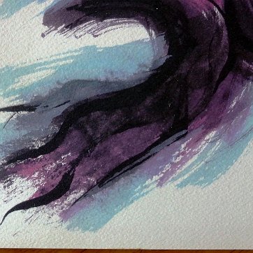 Luichy Excellent exposition booklet with an original abstract work of art. There is a 2 page inset with biographical information and venue of the event. Paper...