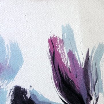 Luichy Excellent exposition booklet with an original abstract work of art. There is a 2 page inset with biographical information and venue of the event. Paper...