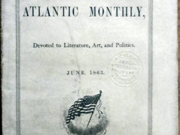 The Atlantic Monthly Publication devoted to Literature, Art and Politics with No.68 for June 1863 and with 130 pages, and a size of 6.5 by 10...