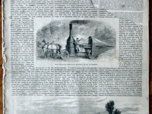 Illustrate Times Section of the "Illustrated Times" printed in London for Saturday July 27, 1861. Includes several pictures of various...