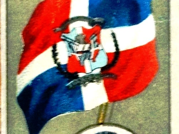 Tobacco Card Small color tobacco card for San Domingo. Dimension is 1.5 by 3 inches. Pequeña tarjeta de tabaco a color para San...