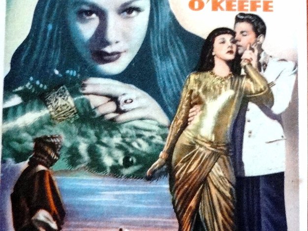 La Atlantida An original small poster for the hit movie with the title La Atlántida. The paper dimension is 3.5 by 5.5 inches. En...
