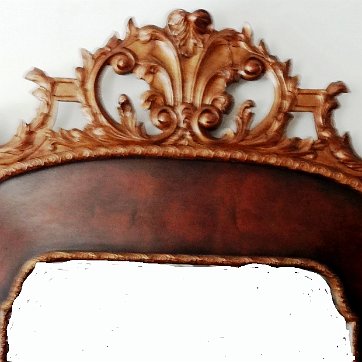 Mirror In excellent condition and beautiful Victorian style wall mirror in wood and decorated all around. Size of the large mirror is 43 inches wide and 63 inches...