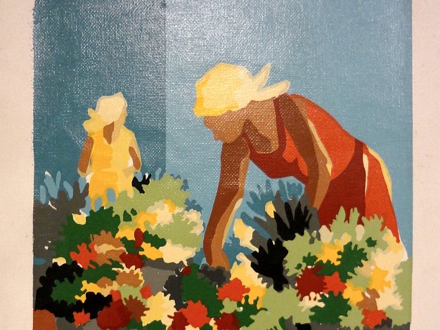 Mujer Flores
