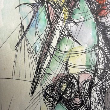 Lothar Rare ink on paper of a bird. Paper dimension is 8 by 10 inches. Signed in black in the lower left side. No frame. Nada frecuente tinta sobre papel con un...