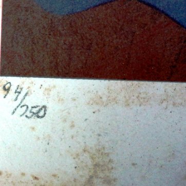 DSC00767 Original print in commemoration of the United Nations. Paper size is 8.5 by 11 inches. Signed and dated 1989 in pencil in the lower right side. Numbered...