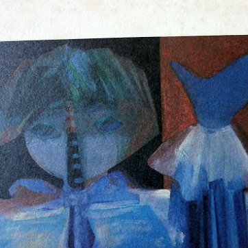 Balcacer Original print in commemoration of the United Nations. Paper size is 8.5 by 11 inches. Signed and dated 1989 in pencil in the lower right side. Numbered...