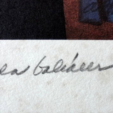 Balcacer Original print in commemoration of the United Nations. Paper size is 8.5 by 11 inches. Signed and dated 1989 in pencil in the lower right side. Numbered...