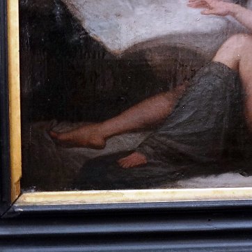 Chasseriau Excellent and rare original oil on canvas attributed to the French painter and Dominican born painter and with the title 