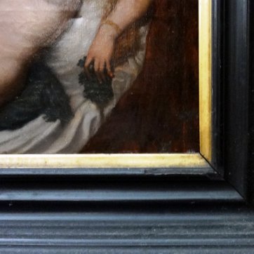 Chasseriau Excellent and rare original oil on canvas attributed to the French painter and Dominican born painter and with the title 