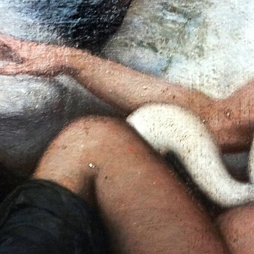 Chasseriau Excellent and rare original oil on canvas attributed to the French painter and Dominican born painter and with the title 