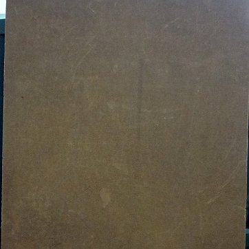 Amiama Oil on board painting with a portrait of a semi nude seated women reclined on a large drum. Signed in the lower left side. Dimension is 24 by 30 inches. No...