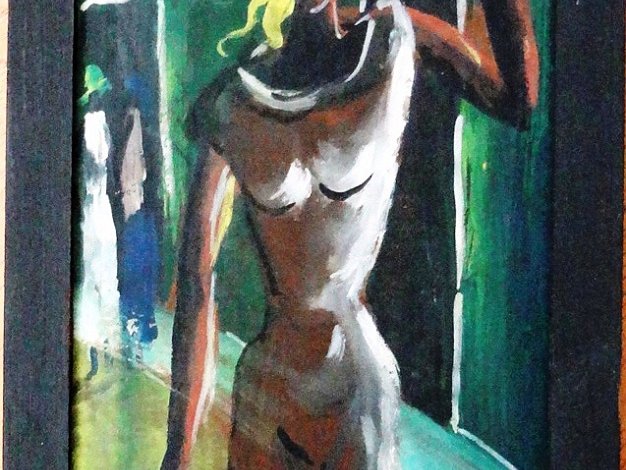 Julio H. Perez In English Unknown artist from the Dominican Republic with an approximation of the mentioned name. Typical painting...
