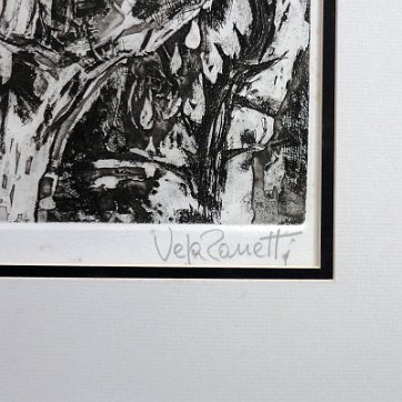 Vela Excellent lithograph with a hand and a flower. Signed in pencil in the lower left side and numbered 67/245. Paper dimension is 14 by 19 inches. No frame....