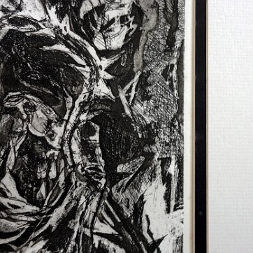 Vela Excellent lithograph with a hand and a flower. Signed in pencil in the lower left side and numbered 67/245. Paper dimension is 14 by 19 inches. No frame....