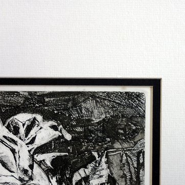 Vela Excellent lithograph with a hand and a flower. Signed in pencil in the lower left side and numbered 67/245. Paper dimension is 14 by 19 inches. No frame....