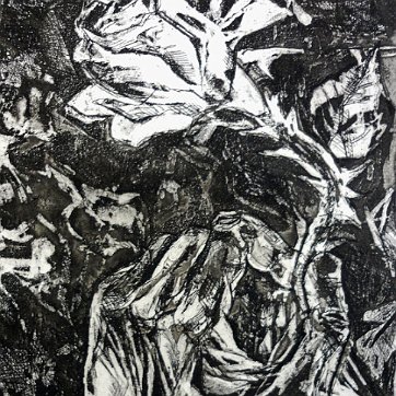 Vela Excellent lithograph with a hand and a flower. Signed in pencil in the lower left side and numbered 67/245. Paper dimension is 14 by 19 inches. No frame....