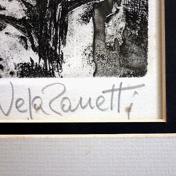 Vela Excellent lithograph with a hand and a flower. Signed in pencil in the lower left side and numbered 67/245. Paper dimension is 14 by 19 inches. No frame....