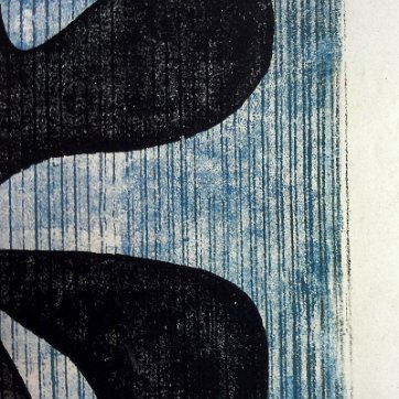 Laberterie Laberterie [1911-1990]. Titled DANCING FIGURE, color lithograph, signed in pencil, from the numbered edition of 6/25. Image size is 20 by 10.75 inches, with...